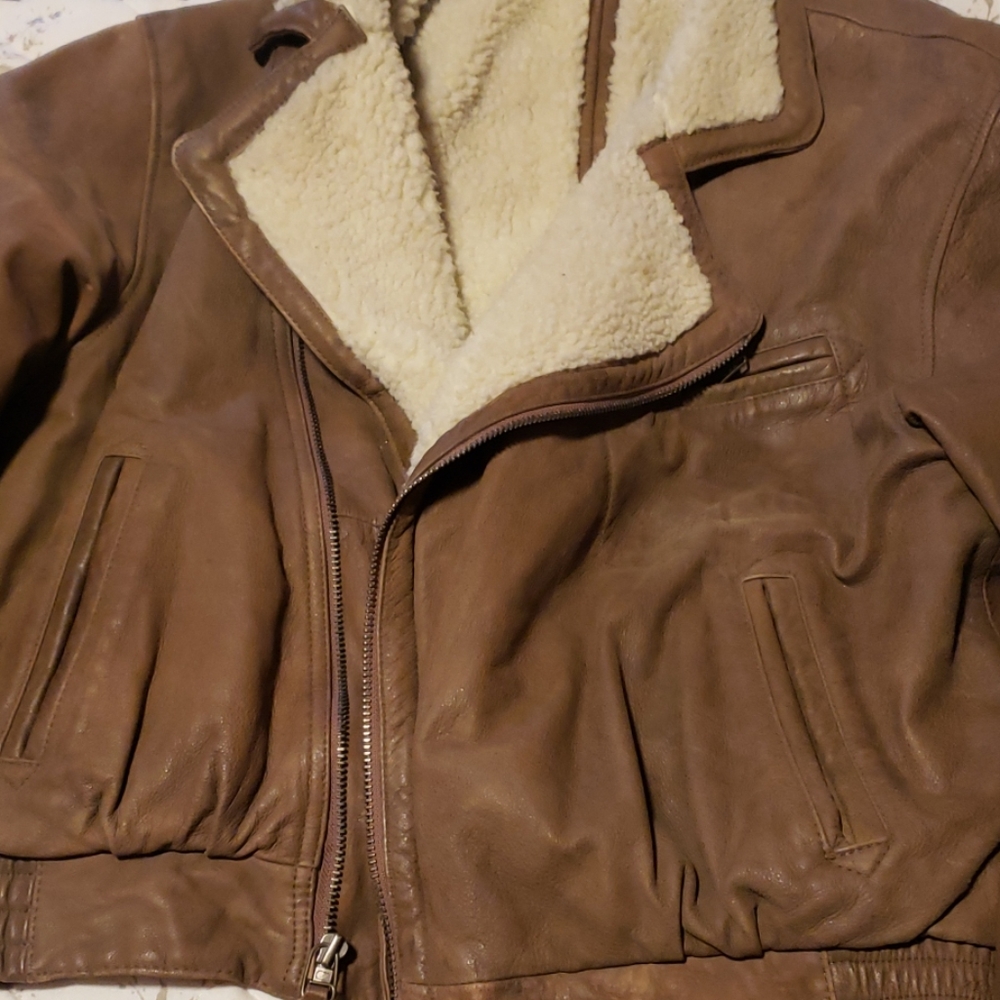 Leather jacket